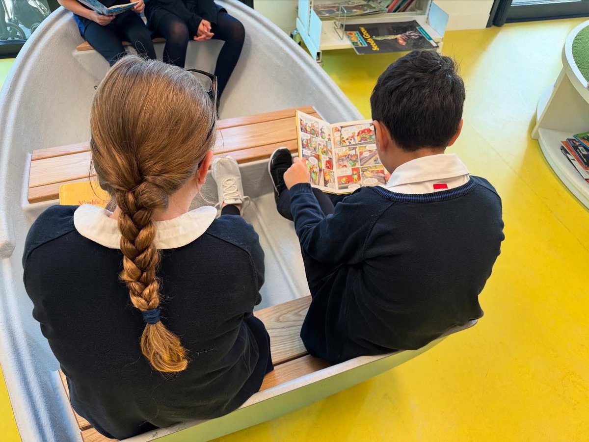 ISMonaco's tweet image. 📚✨ Day 2 of #BookWeek continues with a flurry of book-loving energy!

Older and younger students connected through Buddy Reading, sharing stories and the joy of reading together.

More literary fun ahead—stay tuned!

#readingisfun #buddyreading #booklove