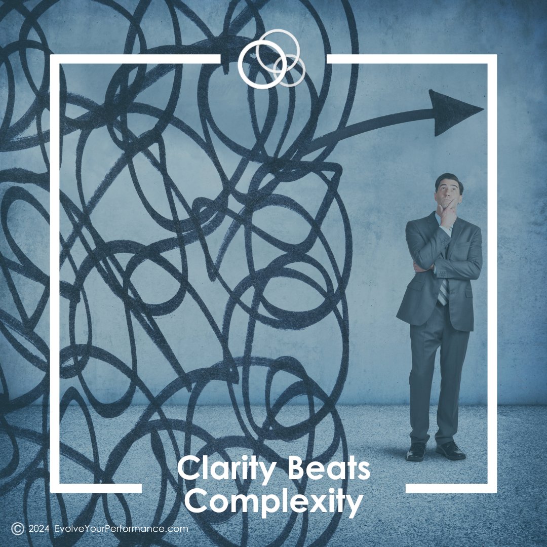 MaryB_Evolve's tweet photo. Complexity adds chaos. Simplify your processes and communication to keep your organization moving forward. https://t.co/V4OSrpdYFe https://t.co/OWrinDHm7f