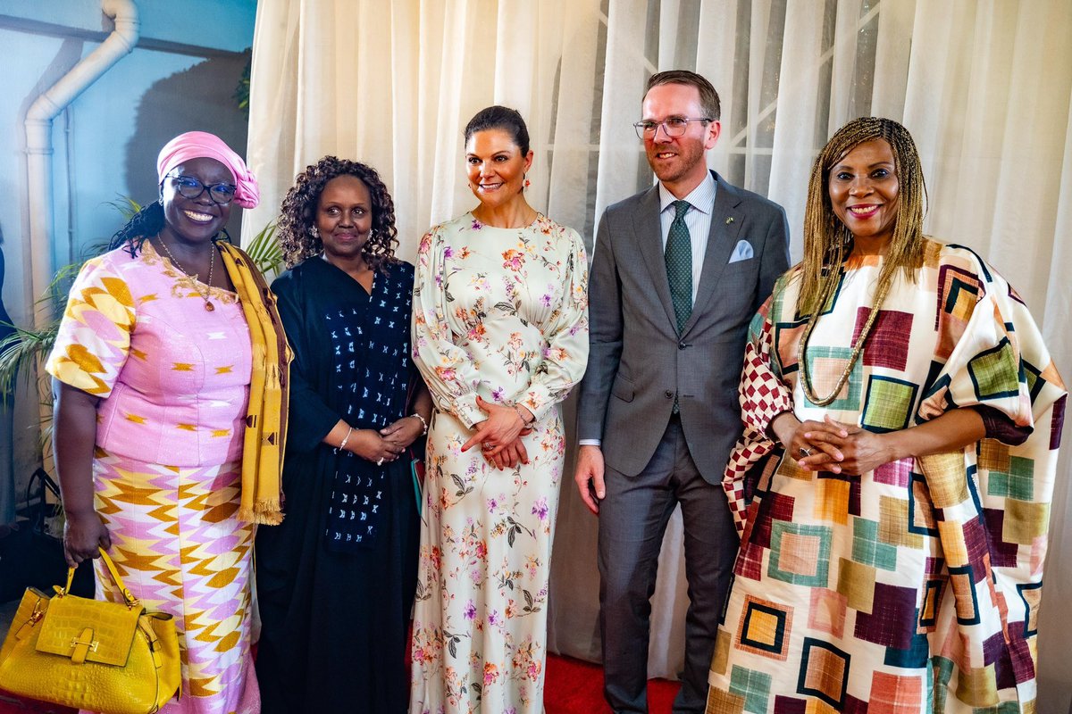 Truly delighted to welcome HRH Crown Princess Victoria of Sweden &amp; <a href="/UNDP/">UN Development</a> Goodwill Ambassador to Nigeria 🇸🇪🇳🇬

Honored to host  a passionate advocate for sustainability &amp; global development. Looking forward to our engagements as we deepen our collaboration with Sweden.