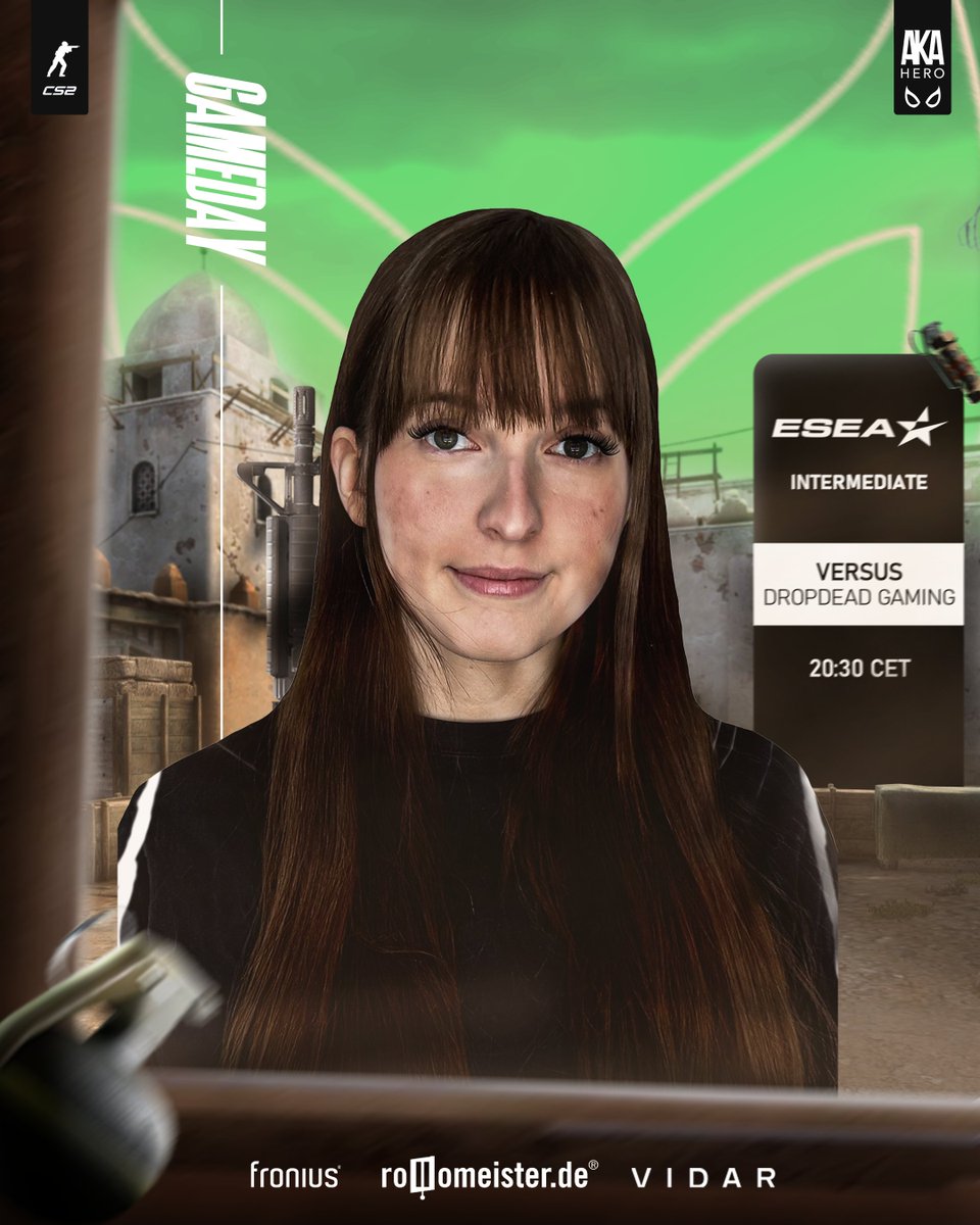 AKAHEROESPORT's tweet photo. ESEA is starting today!!! 🔥🤺

⏲️20.30 CET
🆚#DROPDEAD GAMING
📺https://t.co/n4RGLay4bw
🎙️ @de_5kywalker 

@Waldeecs @Siljeeehh @amybbCS2 @miLocs2_ @pikkuems 

#BEAHERO #AKASLAY https://t.co/UGNLyzlIUp