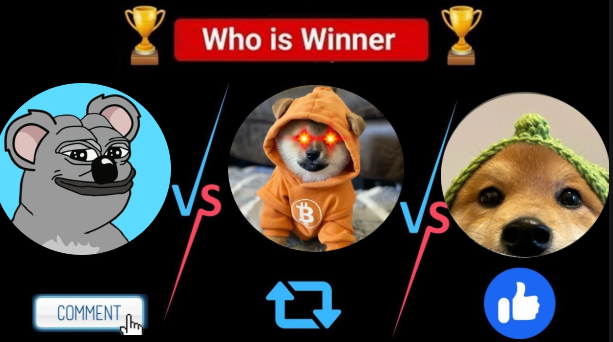Which #memecoin has strong community?

$KOKO or $DOG or $LOU ?  

$DOG    = 🔁 Repost 
$KOKO      = 💬 Comment
$LOU          = ❤️ Like
