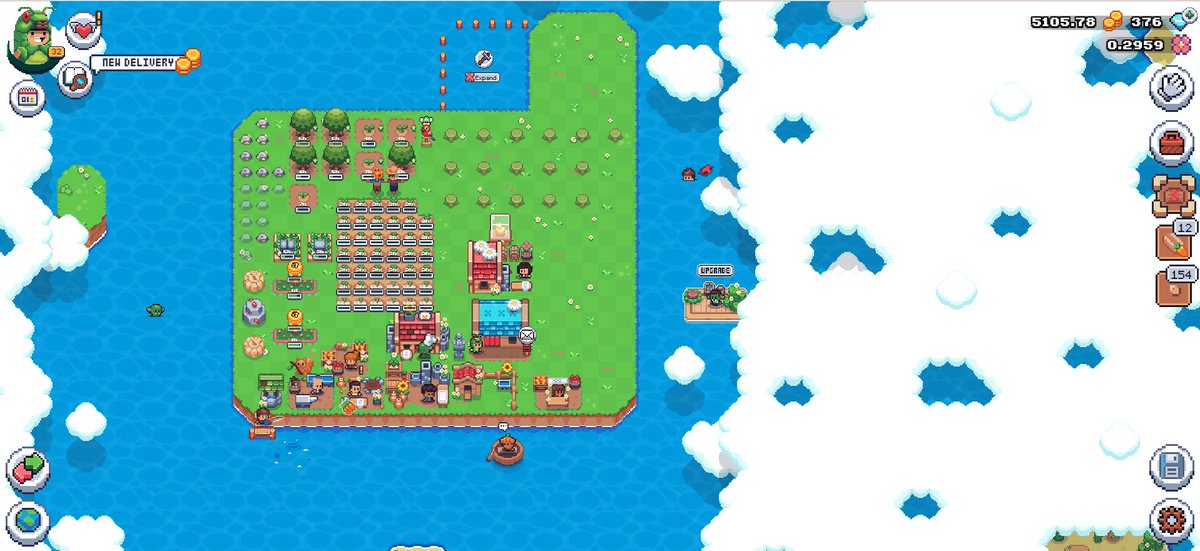 Valerion_RD's tweet photo. This is my weekly progress, I am currently working in the airdrop even, and I have to level up to 36 to get a new expansion. I am using carrot reindeer to level up with the double nom skill. With this skill, I can make 8 food every  10 minutes. #SunflowerLandWeekly https://t.co/hNfvpNmHO4