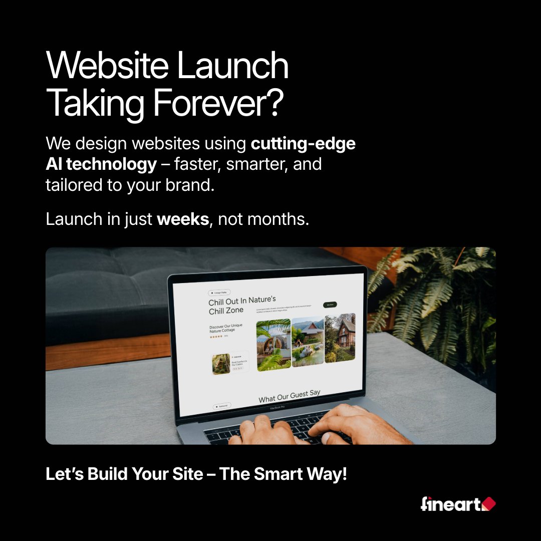 fineartagency's tweet image. Website Launch Taking Too Long?
We use smart AI tools to design your site faster and better – just the way your brand needs.
Ready in weeks, not months.
Let’s build your website the smart way!
#SmartWebDesign

#AIWebDesign

#FastWebsiteLaunch

#WebsiteDevelopment

#BuildWithAI