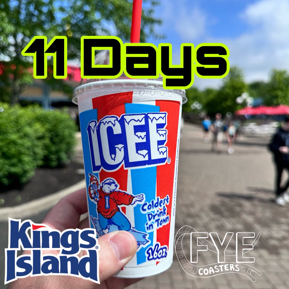 FyeCoasters's tweet photo. 11 Days until we can use our drink plans for Icees again 🤣
@KingsIslandPR
#fyecoasters #countdown #kingsisland #summer #icees #iykyk https://t.co/2NbYLODt2Z