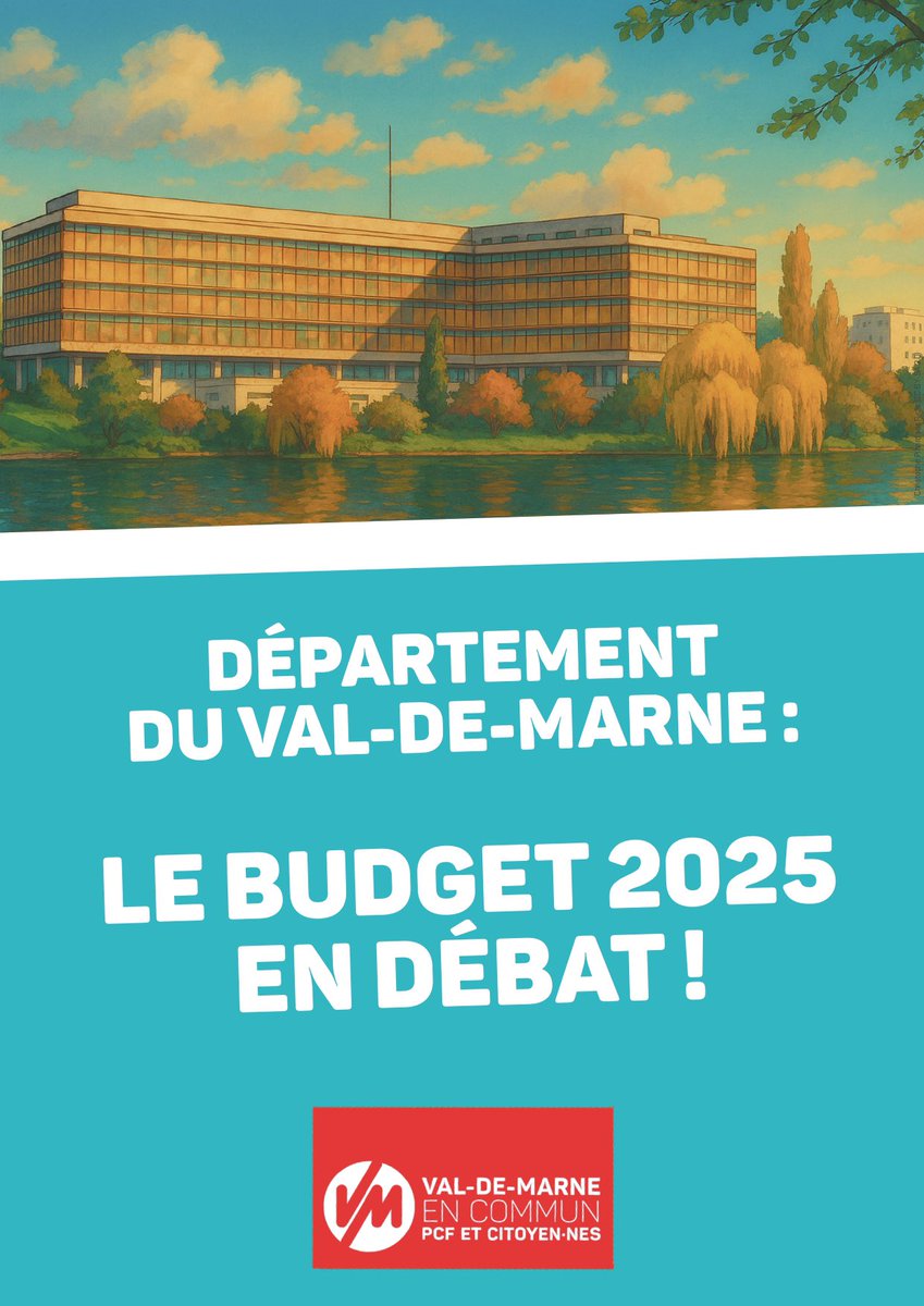 📉 Le 7 avril, la majorité de droite au Conseil départemental a adopté un budget primitif catastrophique : coupes drastiques dans les solidarités, la jeunesse, la culture, le logement public, le sport, investissements en chute libre…

Le Val-de-Marne est mis à l’arrêt.
