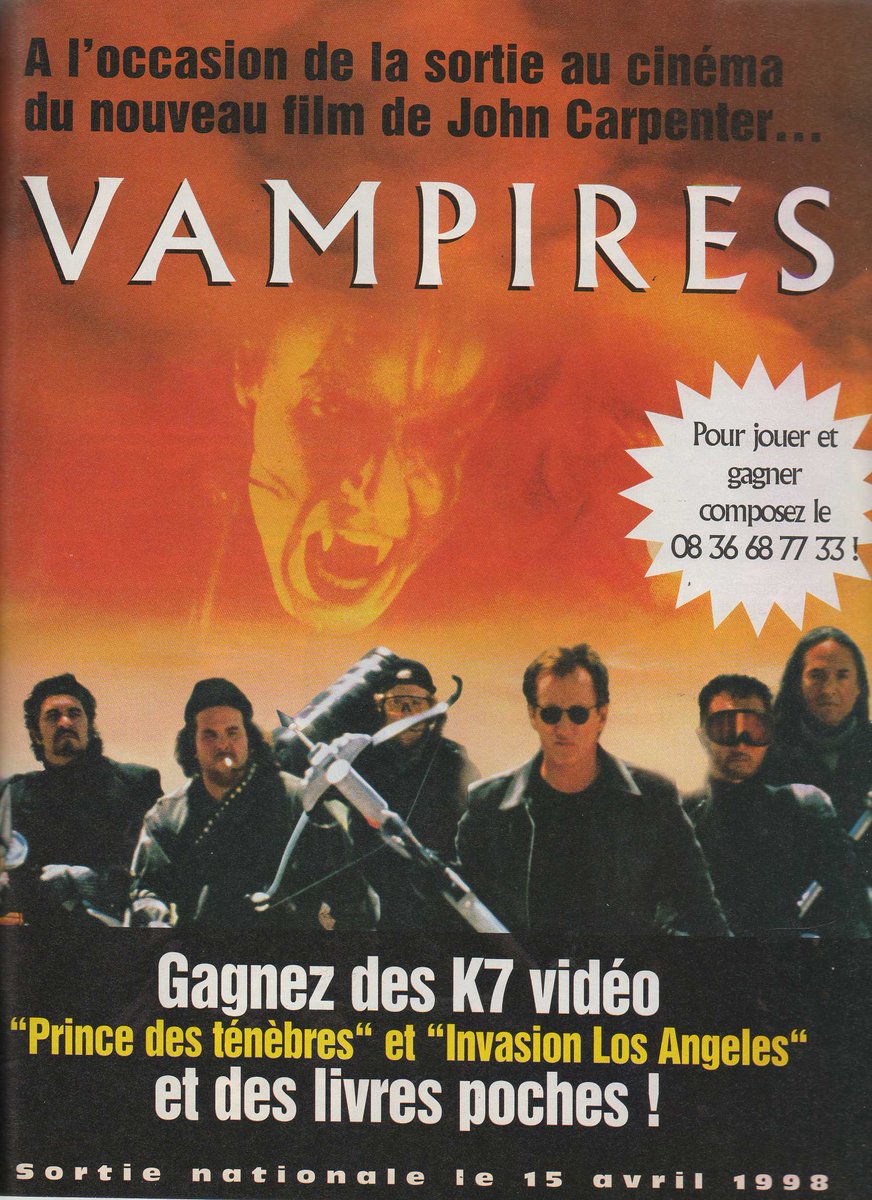 AllmightoFranky's tweet photo. La publicité papier du jour,bonjour!De jolies pubs vues dans un #PlayerOne de 1998!Le concours #GranTurismo sur #Playstation,#Gex3D sur play également!Le très cool #Vampires de John Carpenter et #DeathtrapDungeon sur #PS1 et #PC!! #retro #retrogaming #culturepub #80s #90s https://t.co/Ipi00a9SwY