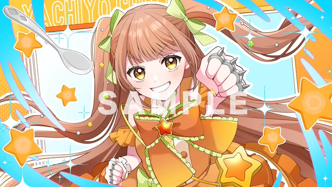 《works》 八千代ちや様、オリジナル曲「MagicurryFighter」MVイラストを担当させていただきました! ( )