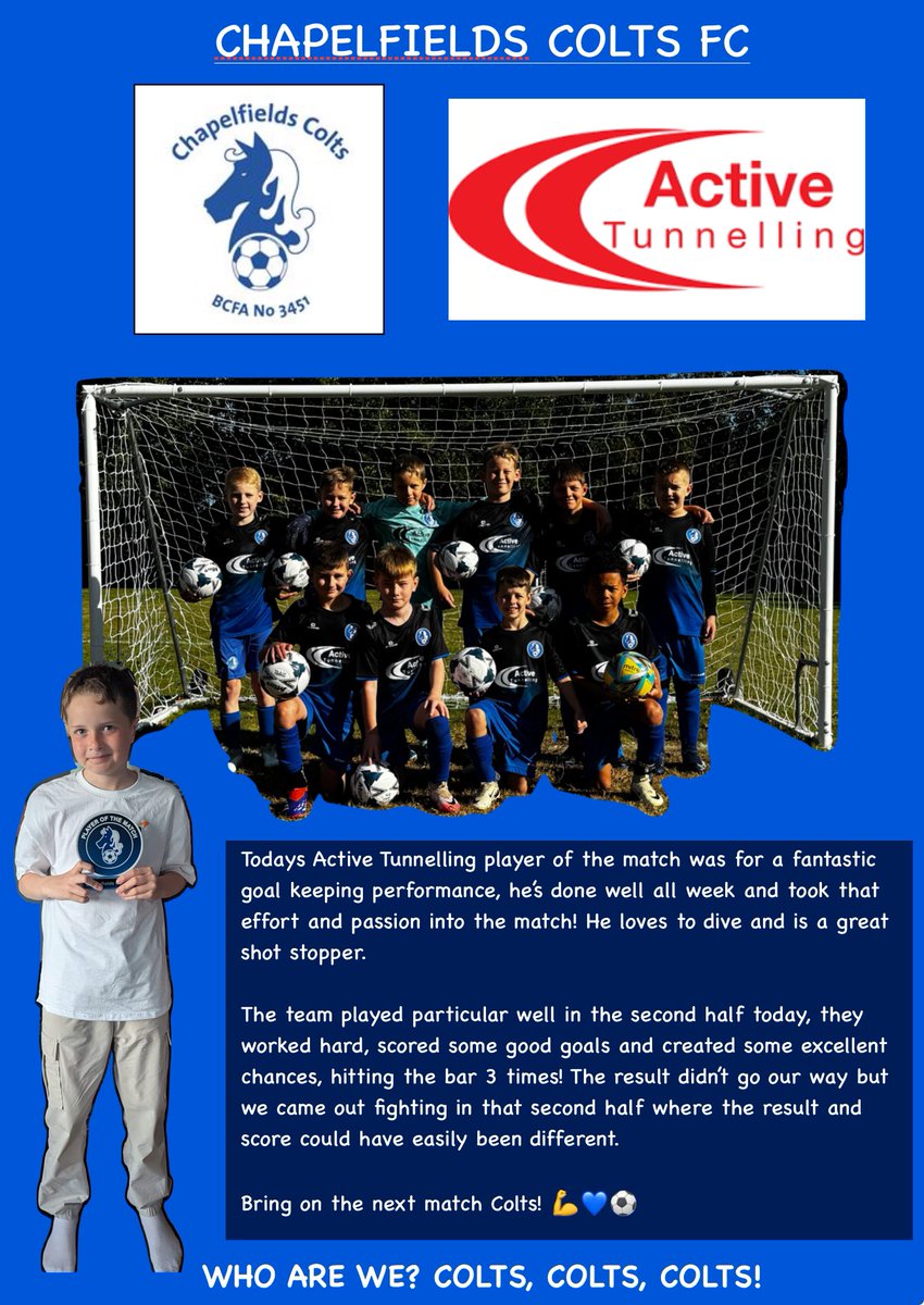 SumoCoach's tweet photo. The weekends @activetunnel POTM 👏👏👏 @ChapsColtsFC https://t.co/tpS48uMJSY