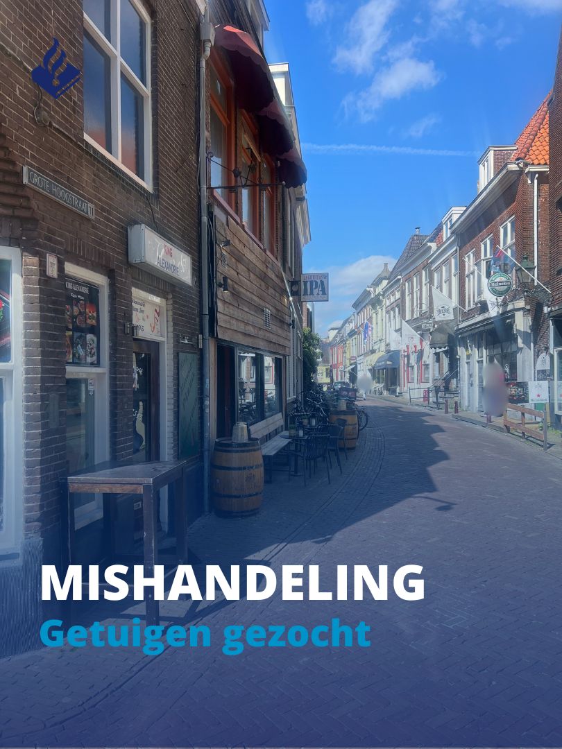 Onbekende man grijpt jonge vrouw en vriendin op Grote Hoogstraat, Leeuwarden