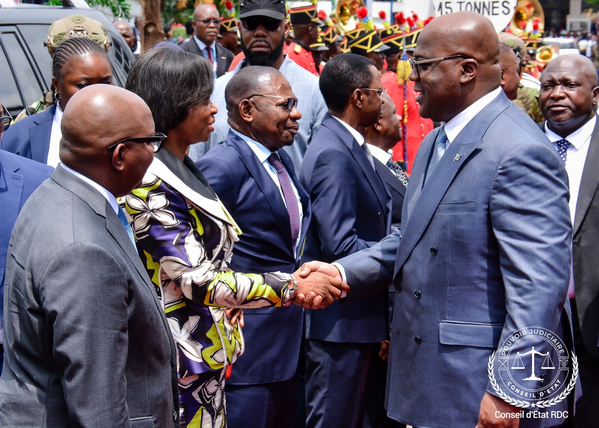 Le Président de la République Félix Antoine TSHISEKEDI TSHILOMBO a donné le coup d’envoi ce lundi 07 avril 2025, dans la salle Marcel LIHAU au siège de la Cour de Cassation à Kinshasa, des travaux de l’Assemblée Générale du Conseil Supérieur de la Magistrature (CSM), session