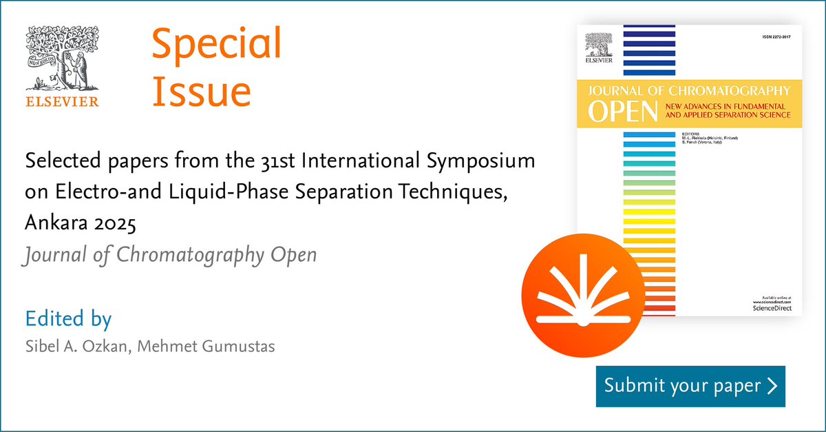 ITP2025's tweet photo. The Virtual Special Issue from ITP 2025 is now open for submission in Journal of Chromatography Open! 🧪
👉 https://t.co/IPys4irHoT
📖 https://t.co/On3k5NcfMG
#ITP2025 #Chromatography #Electrophoresis #SeparationScience #SpecialIssue https://t.co/iwN1bWDgWK
