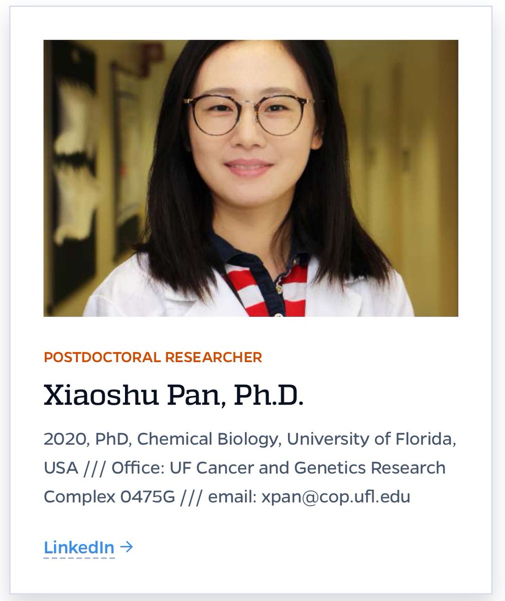 UF_HE_LAB's tweet image. Congratulations to Dr Pan for receiving Meritorious Abstract Travel Award from the American Society of Gene + Cell Therapy (ASGCT)! 👏👏👏