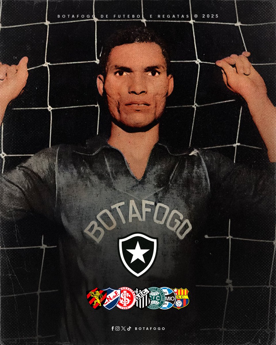 Botafogo's tweet photo. O FUTEBOL TE AGRADECE, MANGA! 🙏🏾⭐️

Hoje nos despedimos de um dos maiores goleiros de todos os tempos. Seu talento debaixo das traves marcou gerações e todos os clubes por onde passou. Descanse em paz, ÍDOLO! 🖤 #ObrigadoManga https://t.co/c9VpyiHyBc