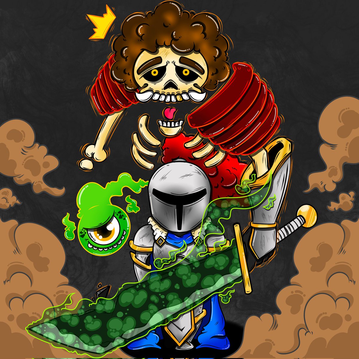 GM!! ✨✨
This is my newest drop on <a href="/salvor_io/">Salvor 🚢🔺</a>

"BRAVE KNIGHT" is coming!  
A formidable knight clad in armor and a cloak that symbolize courage and honor.

Start bid 1 $AVAX 🔺
2 days. 

Have a great day Fam! 🔥🔥