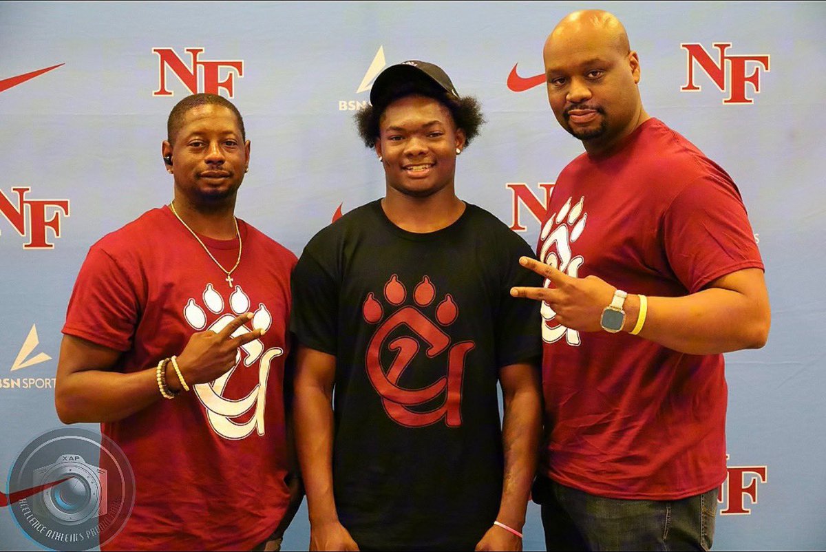 Hairston (@hairstonc2434) on Twitter photo One of my proudest moments as parent North Forsyth signing day. <a href="/ConcordFootball/">Concord University Football</a> <a href="/CUCoachEdwards/">Cody Edwards</a> <a href="/XavierJohnson_9/">Xavier (Zay) Johnson</a> <a href="/BernardNFHS/">Coach Williams</a> <a href="/BuckGre3n/">Buck Green</a> <a href="/LIFE_OF_B_BELL/">Brandon Bell</a> One of my proudest moments as parent North Forsyth signing day. <a href="/ConcordFootball/">Concord University Football</a> <a href="/CUCoachEdwards/">Cody Edwards</a> <a href="/XavierJohnson_9/">Xavier (Zay) Johnson</a> <a href="/BernardNFHS/">Coach Williams</a> <a href="/BuckGre3n/">Buck Green</a> <a href="/LIFE_OF_B_BELL/">Brandon Bell</a>