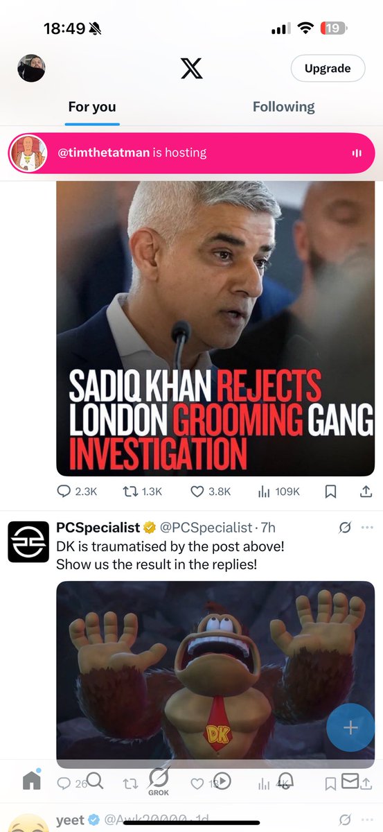 Steeledlee's tweet photo. @PCSpecialist I mean he’s not wrong to be mad https://t.co/anxQzr0Nk9