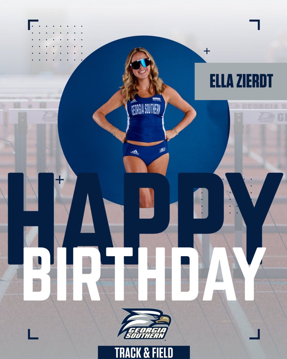 GSAthletics_TF's tweet photo. Two Eagles birthdays today! 🪅

#HailSouthern https://t.co/78gts2cWqE