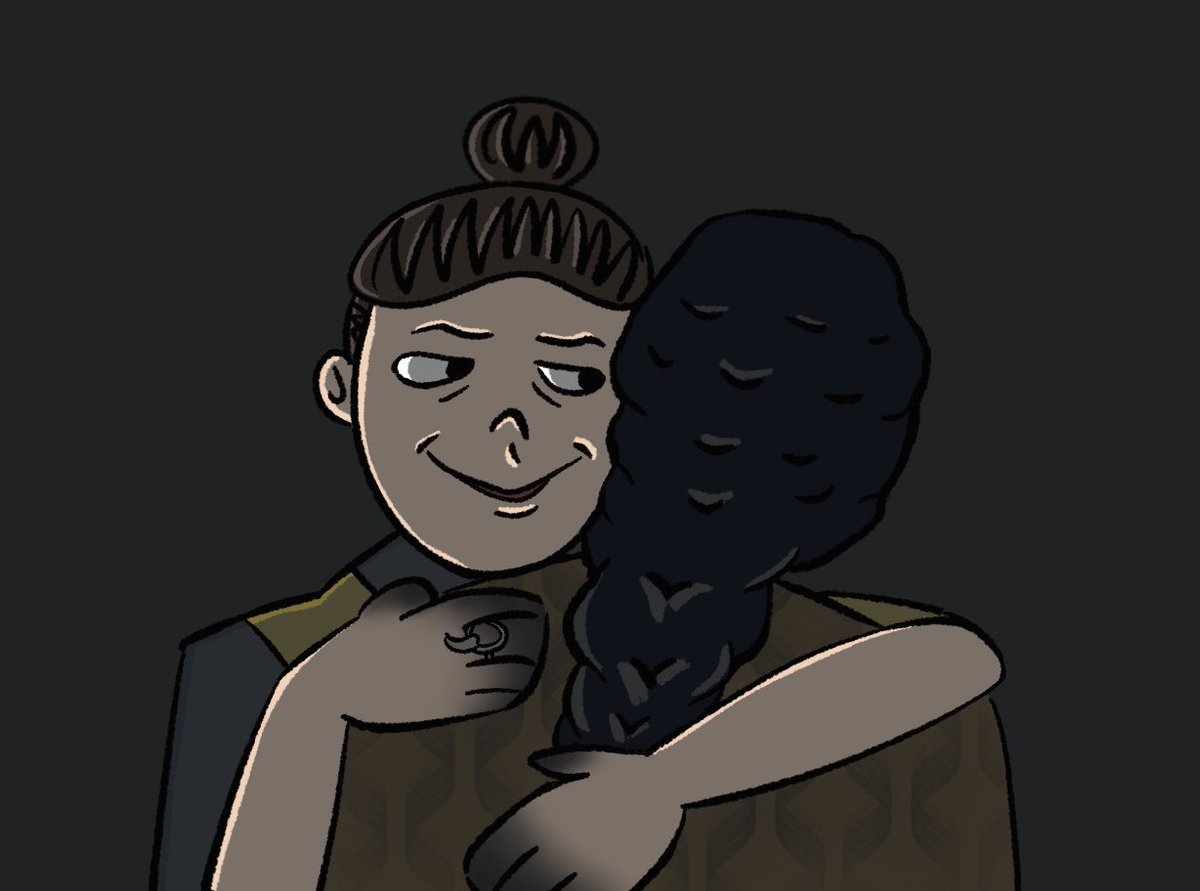 smittensy's tweet photo. I’m sure they’re gonna be best buds yup yup yup

#TheWheelOfTime #Moghedien https://t.co/0a8MJTPNE8