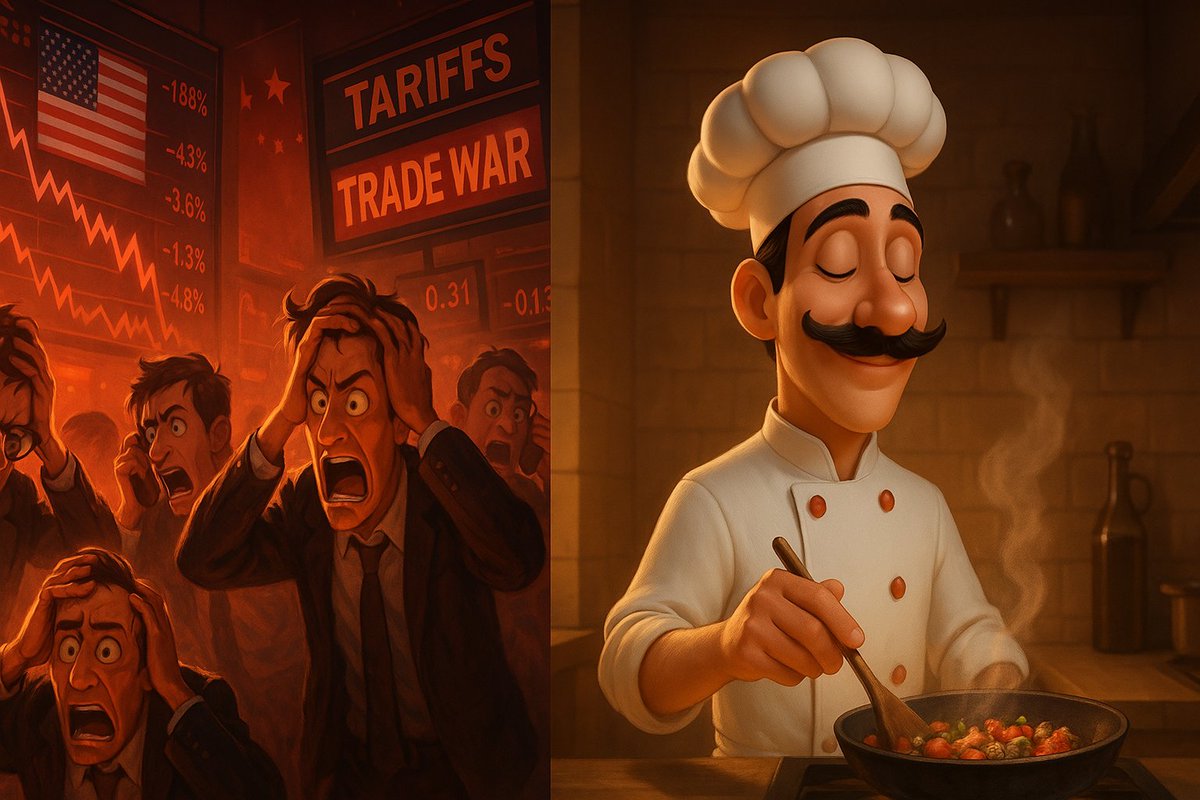 Trump vs China round 438

Blood on the charts

Noise everywhere

The chef is unbothered.