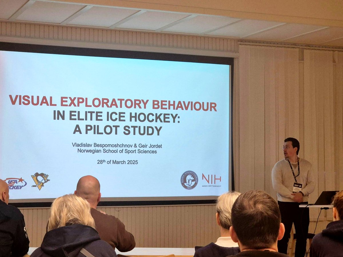 vladbspm's tweet image. The first presentation of PhD is in the books. It was a pleasure to return to Kisakallio for the 4th time to attend and to present our pilot work (@GeirJordet) at the Motor Skill Acquisition Conference. Hockey family was well represented! Look forward to 2027!