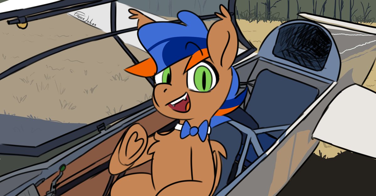 FakkaJohan's tweet image. In other news, I have started with sailplane lessons!
Like genuinly, for realsies, irl!! It is so exciting! :DD ✈️