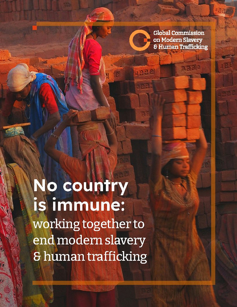 Theresa May (@theresa_may) on Twitter photo Proud to be at the <a href="/UN/">United Nations</a> to launch the <a href="/gcmodernslavery/">Modern Slavery Commission</a> landmark report. It is an urgent wake-up call for renewed action on ending modern slavery by 2030.
Modern slavery and human trafficking is a moral stain on our humanity. We must act and act now to end it. Proud to be at the <a href="/UN/">United Nations</a> to launch the <a href="/gcmodernslavery/">Modern Slavery Commission</a> landmark report. It is an urgent wake-up call for renewed action on ending modern slavery by 2030.
Modern slavery and human trafficking is a moral stain on our humanity. We must act and act now to end it.