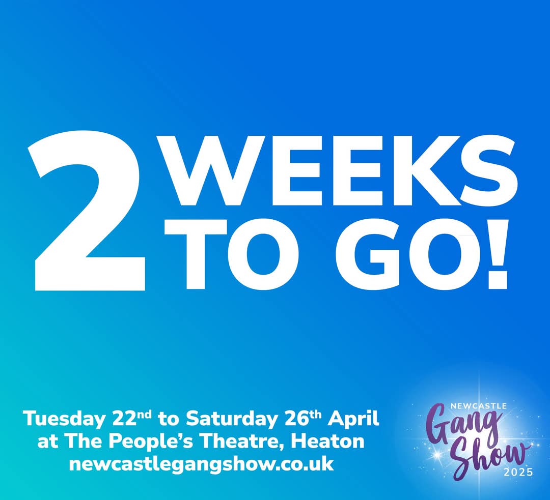 Stu Bennett (@stubennett04) on Twitter photo Not long to go until <a href="/NewcastleGS/">Newcastle Gang Show</a> 2025! Our talented Scouts & Guides have been rehearsing hard since January, come along & support them for a fantastic night of live entertainment ππ
π
Tues 22nd to Sat 26th April
π People's Theatre, Heaton
ποΈ newcastlegangshow.co.uk/tickets Not long to go until <a href="/NewcastleGS/">Newcastle Gang Show</a> 2025! Our talented Scouts & Guides have been rehearsing hard since January, come along & support them for a fantastic night of live entertainment ππ
π
Tues 22nd to Sat 26th April
π People's Theatre, Heaton
ποΈ newcastlegangshow.co.uk/tickets