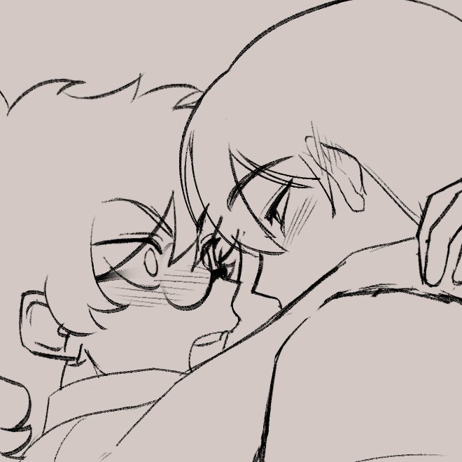 아주 뽀뽀를 하렴