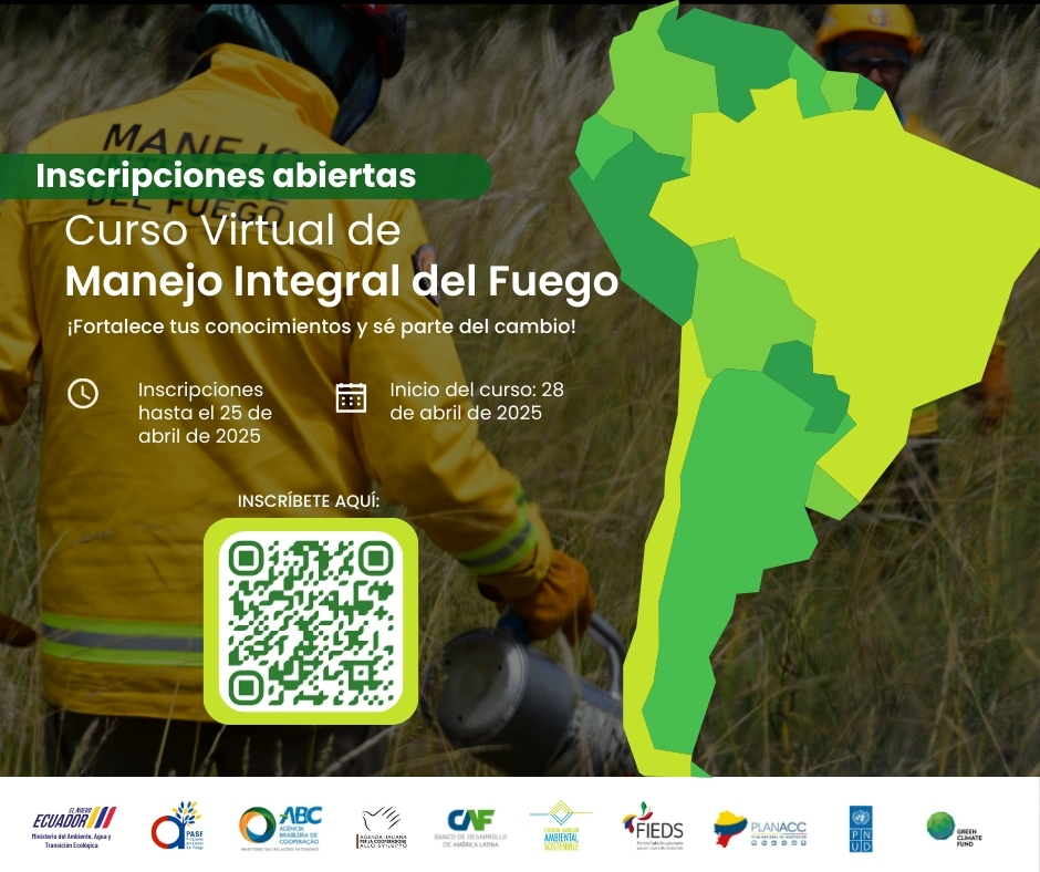 #CursoVirtual #MIF🔥 Inscríbete ahora y cono cómo prevenir y gestionar el fuego en tu territorio.
🧑‍💻 6 módulos | 36h autoaprendizaje | Certificado
🚀 Inicio: 28 de abril
🌎 Abierto para 12 países de Sudamérica
🔗 Inscríbete: forms.gle/cDd641K1d661DK…