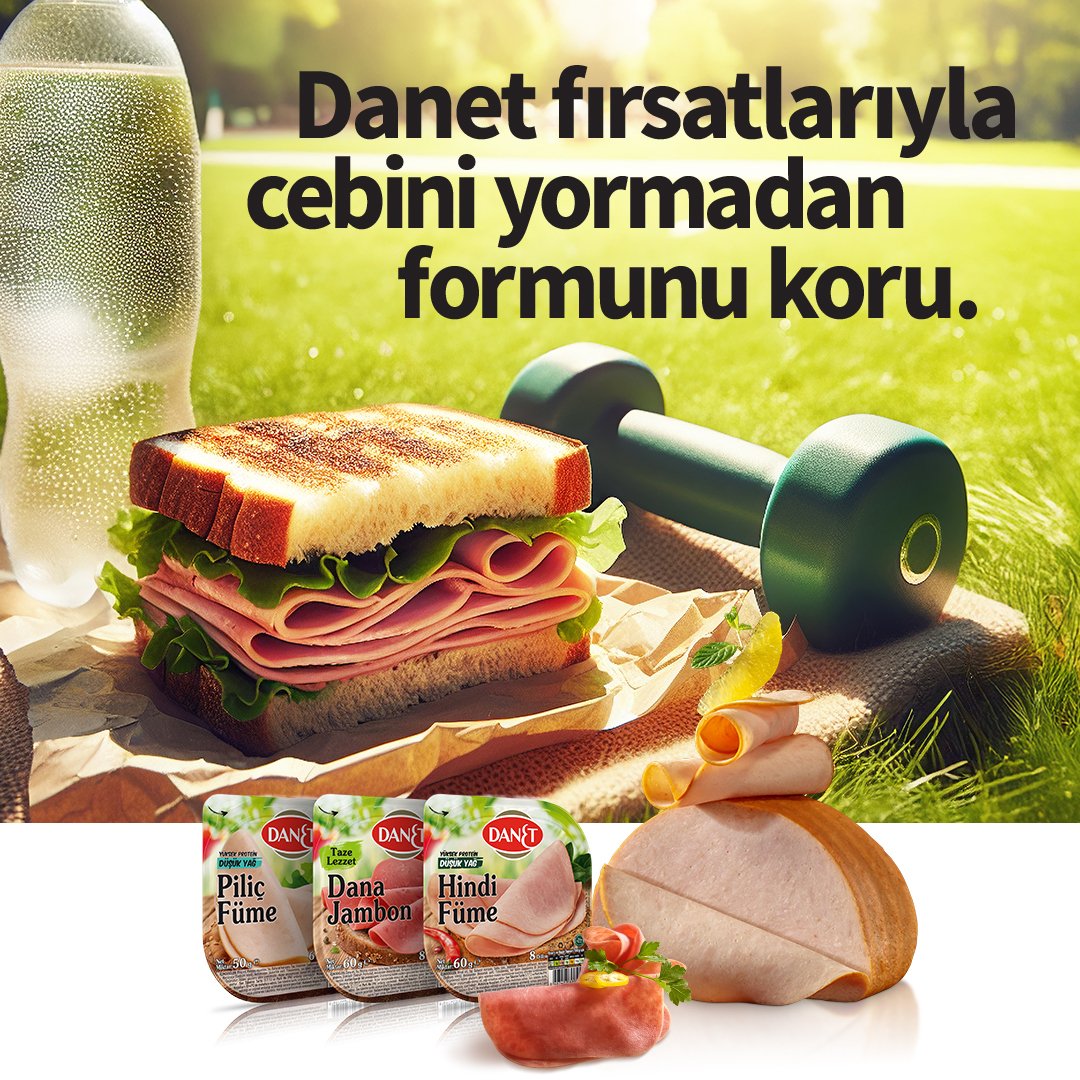 DANET fırsatları ile cebini yormadan formunu koru💪🍴
Danet’in yüksek proteinli, düşük yağlı sporcu dostu ürünlerinde Nisan ayına özel fırsatlar sizi bekliyor!
online.danet.com.tr
Güvenle, keyifle, afiyetle

#DANET #GüvenleKeyifleAfiyetle #Protein #HindiFüme #DanaJambon