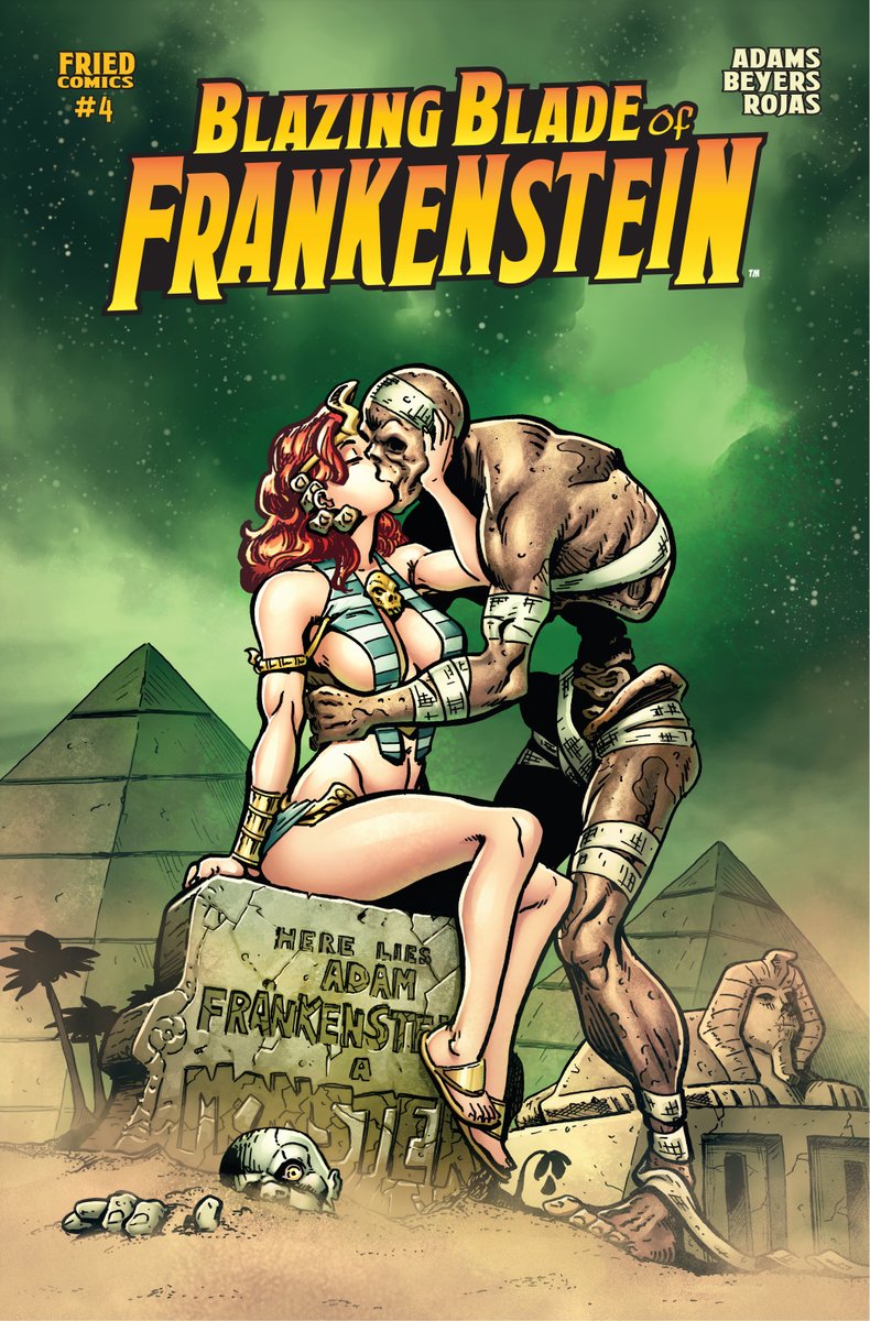 ClaysEvilTwin's tweet image. BLAZING BLADE OF FRANKENSTEIN 1-4 is live on @KickstarterRead, featuring some great covers by @McComicker  &amp;amp; @Sasquanaut, Craig Taillefer, and @bryansilverbax  &amp;amp; Wes Hartman. This issue wraps up the complete first arc, so the campaign is a great jumping on point! Link below...