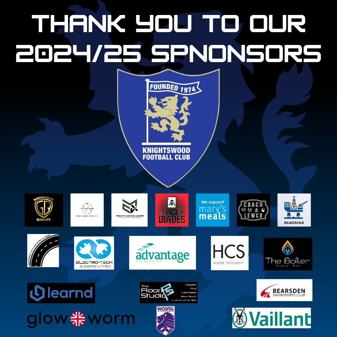 Knightswood FC u20s WoSFDL tweet media