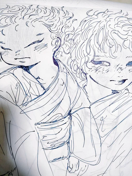 愛用のボールペンがリニューアルしたみたいだけど描き味変わってないか不安…
替芯まだまだあるから試すのは先になりそうだけど 