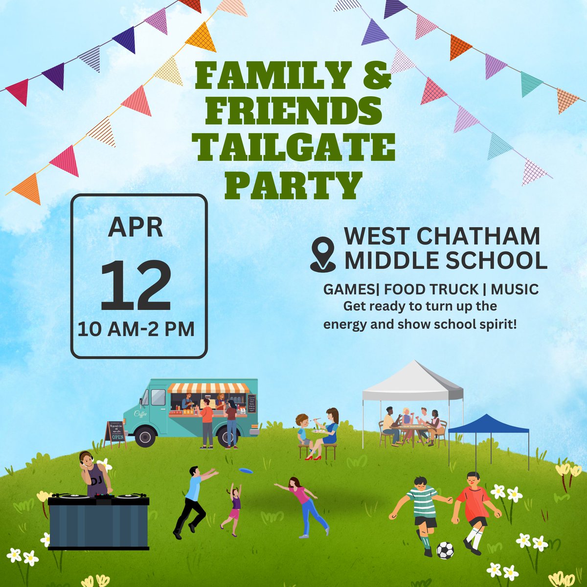 WCMS Family &amp; Friends Tailgate Party
April 12, 2025
10 am - 2 pm
Car Show, Games, Music, and Fun
