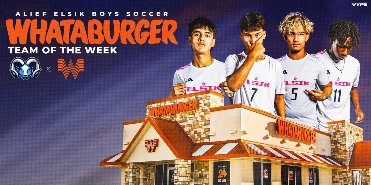vypehouston's tweet image. Whataburger Team of the Week: Alief Elsik Soccer on the verge of claiming another State Title

“These guys have grown together &amp;amp; have been through some rough patches. They came back this year determined to push themselves to the max.”

READ:vype.com/Texas/Houston/…
