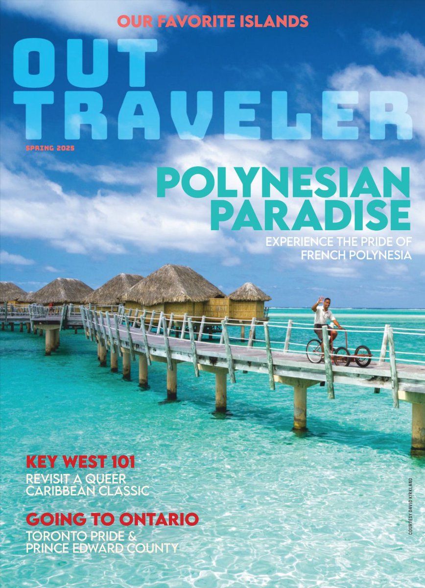 360viewPR's tweet photo. Proud moment: We got our client @TahitiTourisme on the cover of @OutTraveler’s Spring issue! 🌈🌴 The feature highlights how welcoming, inclusive, and soul-stirring The Islands of Tahiti are for LGBTQ+ travelers. Read it here 👉 https://t.co/jdQuXfER8S https://t.co/YYPhcayNkF