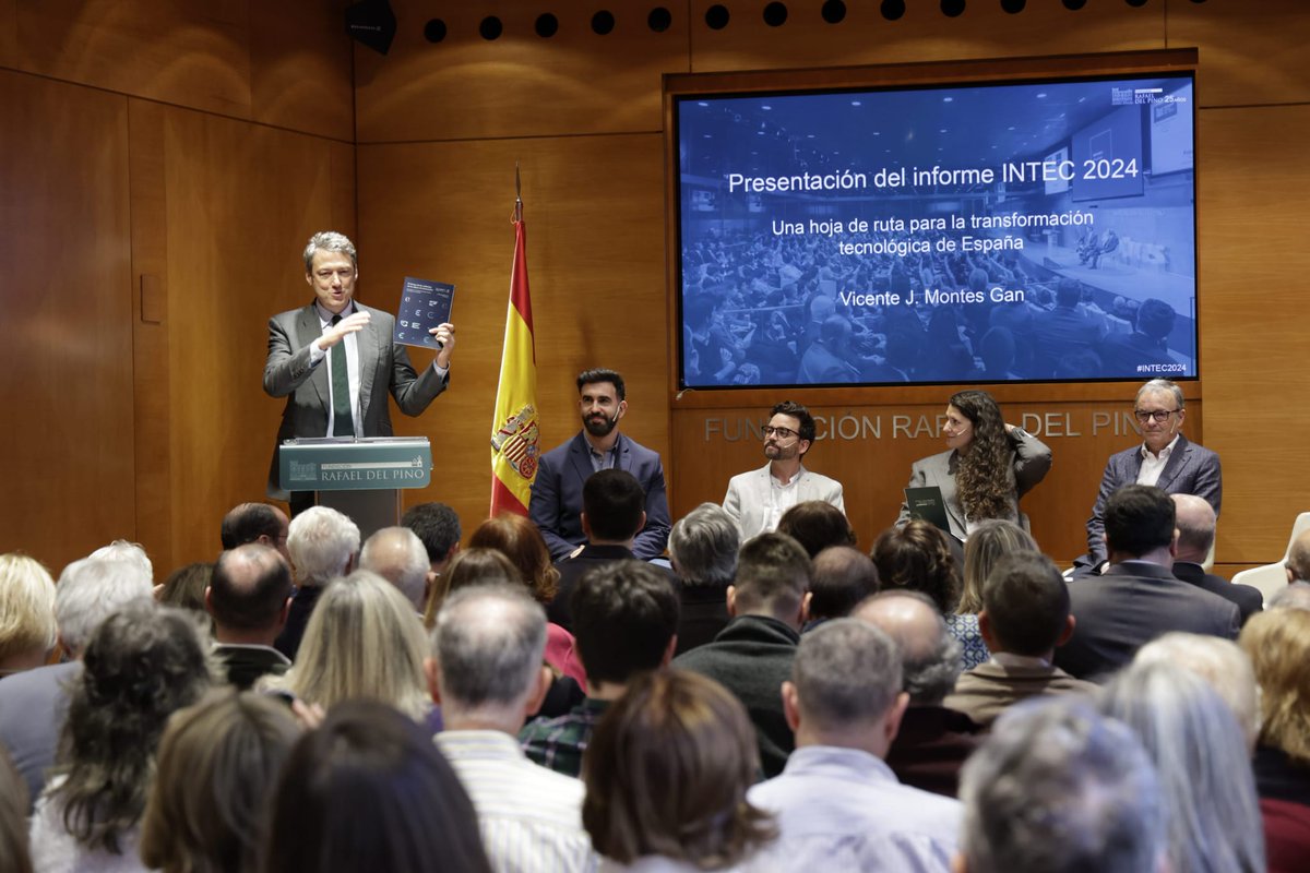 Fundación Rafael del Pino (@frdelpino) on Twitter photo «La ciencia, la innovación y la transferencia tecnológica no son una opción, sino una necesidad estratégica para el futuro de España». Vicente J. Montes Gan (<a href="/montesgan/">Vicente J Montes Gan</a>), director de @FRafaelDelPino, en la apertura de #INTEC2024. «La ciencia, la innovación y la transferencia tecnológica no son una opción, sino una necesidad estratégica para el futuro de España». Vicente J. Montes Gan (<a href="/montesgan/">Vicente J Montes Gan</a>), director de @FRafaelDelPino, en la apertura de #INTEC2024.