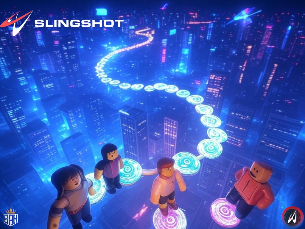 BahadorYavari's tweet photo. 🚀 Sling Chain powers the future of gaming! @SlingshotDAO’s Arbitrum Orbit L3 brings fast, secure, and near-zero fee transactions with $SLING. 
Join the player-owned revolution on Roblox! 🎮 #SlingChain #Web3Gaming #Slingshotdao https://t.co/9Vrb51uyZD