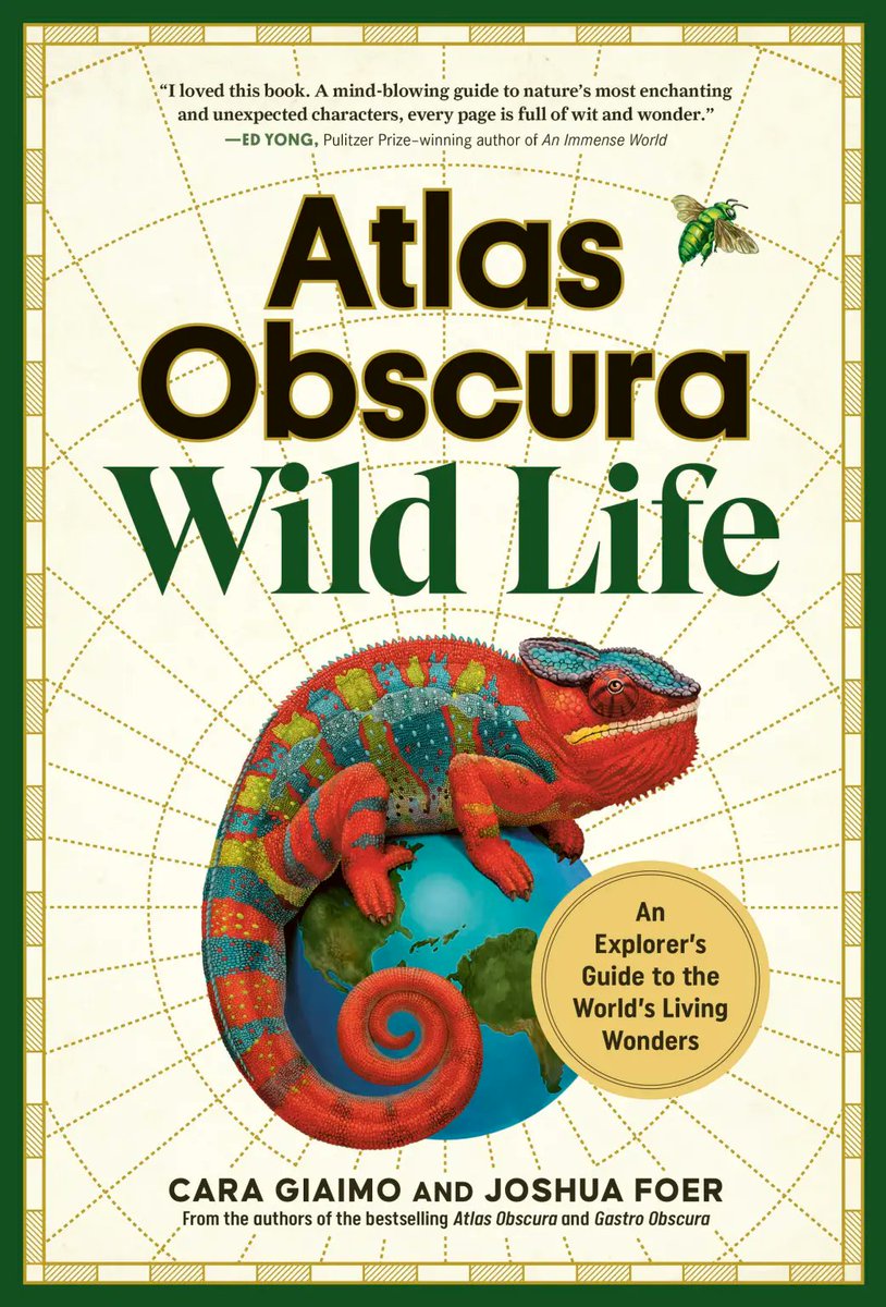 Atlas Obscura: Wild Life is a fun, fact-filled giant tome of curiousities found in nature. From the deserts to the oceans, it covers all the interesting creatures on the planet. A MUST HAVE; MUST READ for all ages. 
booksbypamelathompson.blogspot.com/2025/04/best-g…
