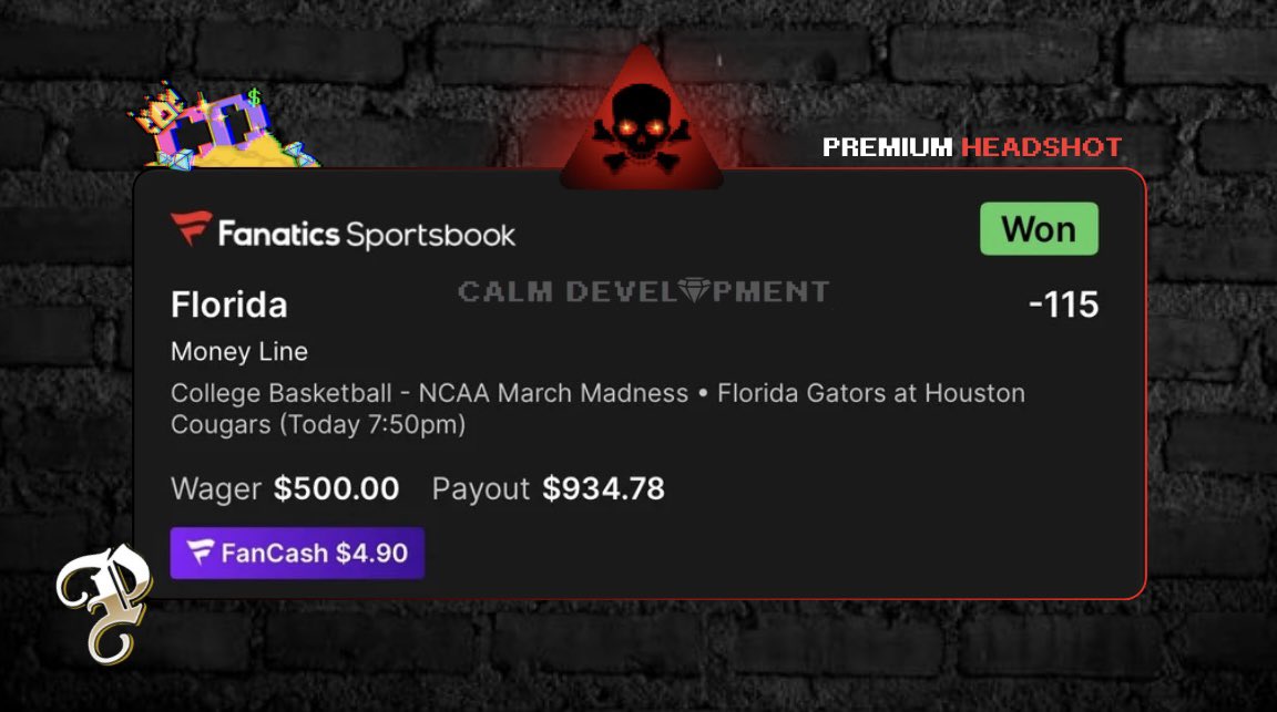 CalmDevPicks's tweet image. Chomp chomp cash it ✅