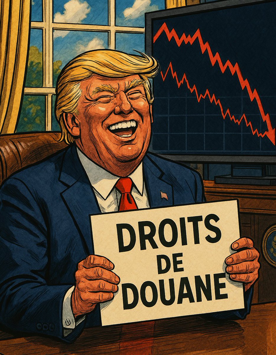 ThomasJoly732's tweet photo. L’annonce par Donald Trump d’une série de taxes douanières a précipité les marchés financiers américains et européens, prompts à l’affolement au moindre remous de l’actualité, dans la tourmente.

Il n’en fallait pas plus pour qu’on voie se succéder sur les plateaux de télévision divers intervenants au parti pris évident, pour fustiger une prétendue incompétence ou irresponsabilité de Trump, comme à chaque fois que l’intéressé agit de façon radicale dans le but d’apporter de réels changements et d’appliquer ses promesses de campagne.

Tempête boursière, tempête dans un verre d’eau au final, puisque depuis ce matin, les différentes courbes semblent petit à petit revenir à la normale…

Priorité a été donnée à l’économie réelle et à l’industrie américaine par Trump, trop longtemps victimes de spéculateurs hors sol, et de la prédation économique notamment chinoise. Une situation profondément déséquilibrée, quand on sait que les consommateurs américains représentent le premier marché en valeur et en pouvoir d’achat, et permettent à de nombreux États d’en retirer un solde commercial positif à l’export.

En tout cas, le pari semble déjà payer, nombreux sont les États souhaitant venir s’asseoir à la table des négociations pour obtenir un allègement desdites mesures.

Mais comme pour les effets d’annonce de l’annexion du Groenland ou du Canada, les observateurs extérieurs n’y ont rien compris, manquant pour l’essentiel de recul et de culture commerciale. Trump, en fin homme d’affaires, sait bluffer quand il le faut et se présenter en position de force pour négocier.

Nul doute que l’économie américaine ressortira considérablement renforcée de sa deuxième mandature, avec une préférence nationale assumée, une protection de l’économie domestique et une volonté de réindustrialiser massivement pour rendre aux américains emplois et vie abordable.

Autant d’idées et d’actes salutaires qui nous font défaut de ce côté de l’Atlantique.

Victor Jan de Lagillardaie – Délégué général adjoint du Parti de la France