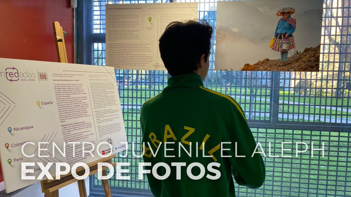 📢La expo de fotos 'Enredadas en el cambio', hasta el 29 de abril en el Centro Juvenil 'El Aleph' (Calle Zazuar, 1. Villa de Vallecas). De lunes a domingo, de 8:30 a 21:30 (con el apoyo de la Comunidad de Madrid).