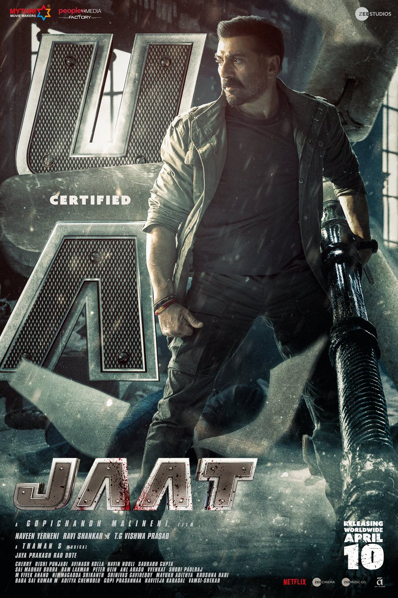 Deszzmo's tweet photo. Get Ready Folks 🔥 Haters are gonna hate but Heroes will always be forever 🔥 The Greatest is coming back to grace the silver screen 🔥 #JAATonApril10th #jaatmovie #Jaat #SunnyDeol #randeephooda #Massfeastloading
@iamsunnydeol @RandeepHooda @SaiyamiKher @megopichand https://t.co/CAzCgDnS74