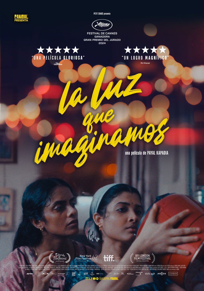 Cinepolis's tweet photo. 💬 "Si las mujeres pudieran ser más amigas y apoyarse libremente, el mundo sería mejor." - Payal Kapadia nos comparte esta visión en "La luz que imaginamos". ☀️ Estreno 2025. #PremiadaEnCannes @SaladeArtecine https://t.co/nFxUpEkpRI