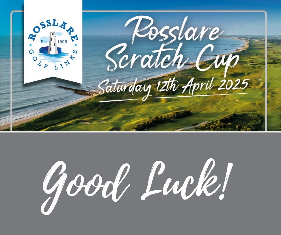 The draw is done for our Senior Scratch Cup, taking taking place in the club this weekend.

We look forward to welcoming visitors to Rosslare Golf Links! ⛳️ 🌞

Link to draw ⬇️

…rosslarescratchcup2025.golfgenius.com/pages/11370162…