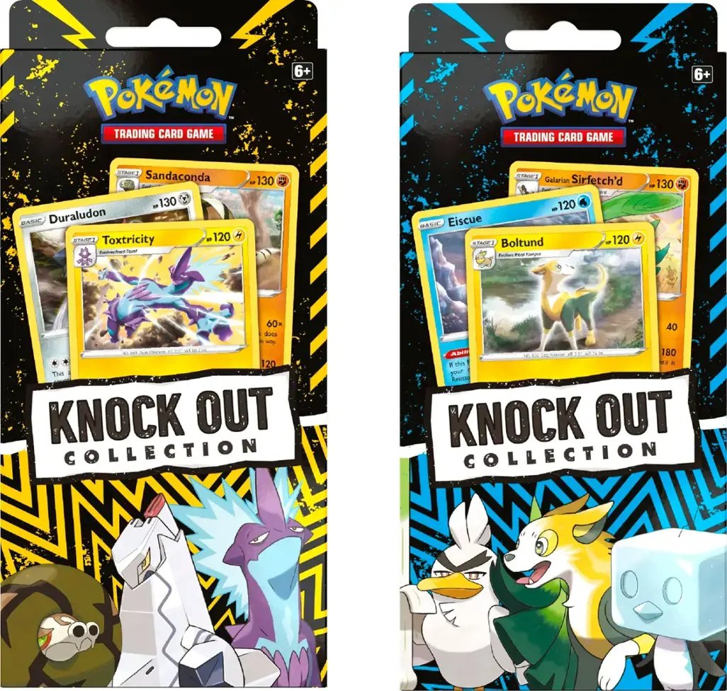 PokemonDealsTCG's tweet photo. Knockout Collection Boxes $9.99 at Best Buy

➡️https://t.co/WeuodF0vCh

#Pokemon #PokemonTCG #AD https://t.co/Jf0KLvqKdh