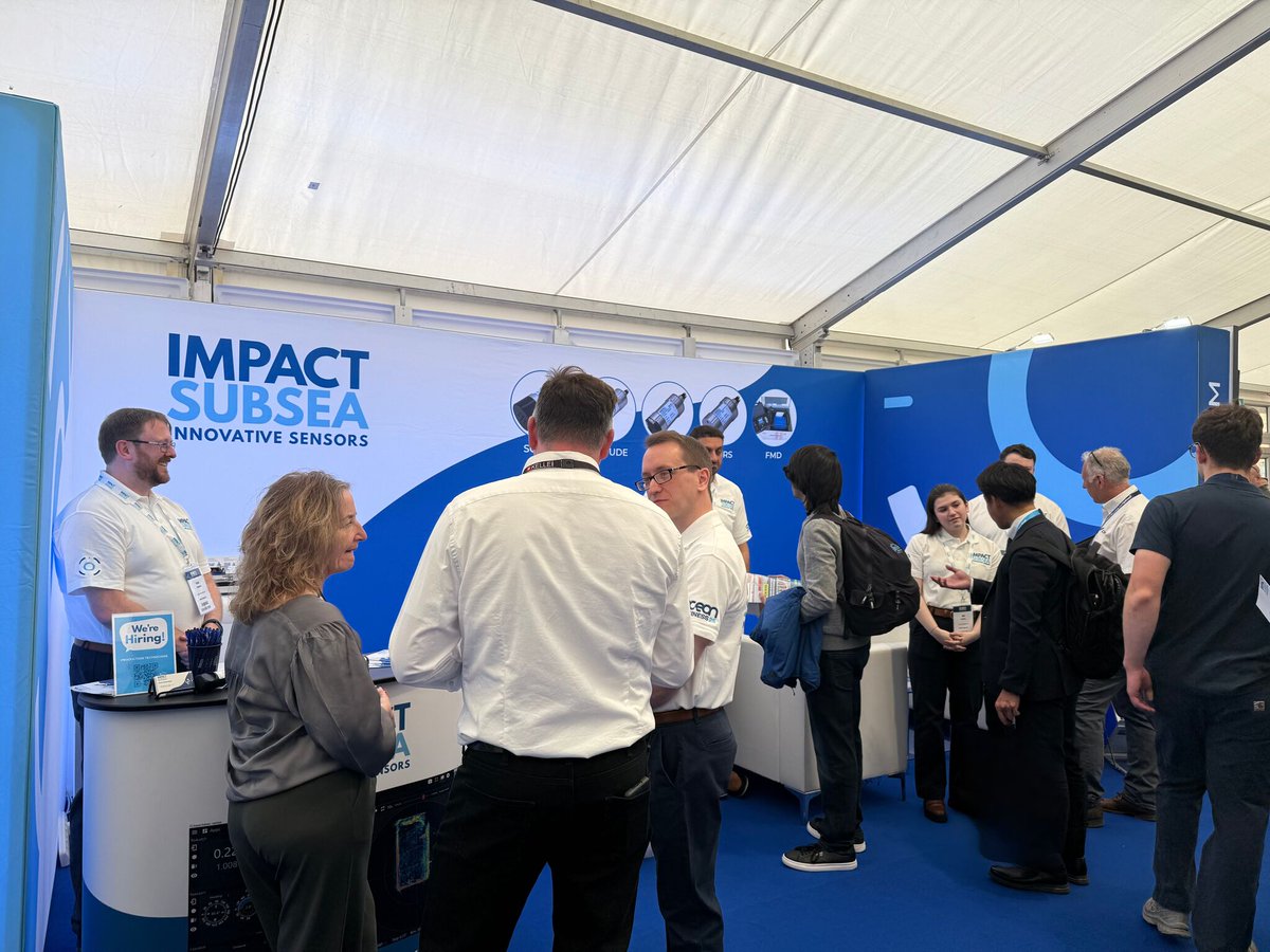 ImpactSubsea's tweet photo. Connecting with the Industry on Day 1 of Ocean Business 2025! Impact Subsea's Stand V26 was a hub of conversation and collaboration on the first day of Ocean Business 2025. 

#OB25 #OceanBusiness2025 #oceanbuzz #oceanbiz #oceantech
#MarineTechnology #SubseaCommunity https://t.co/dziaBmT2I7