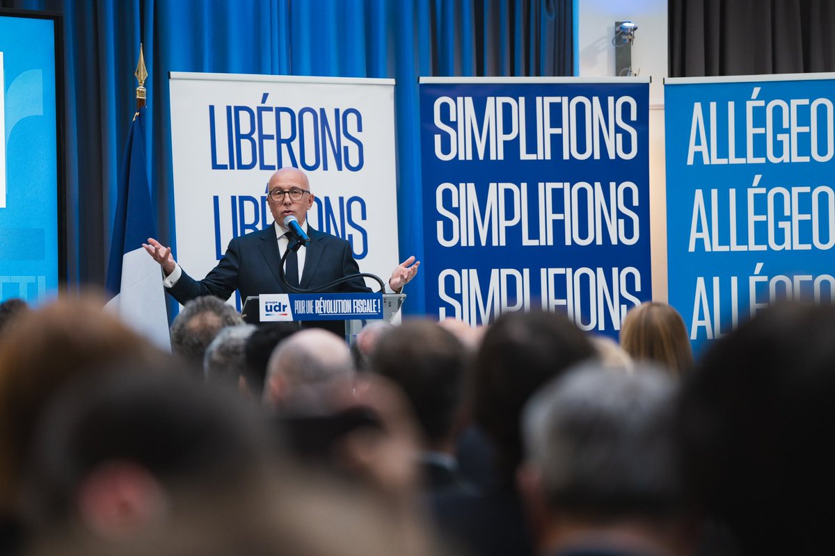Acte II du Grand Forum des Libertés.

Objectifs :

✅ Redresser la France
✅ Briser la camisole fiscale
✅ Libérer le travail, l’entreprise et la transmission

Le <a href="/groupeudr/">Groupe UDR</a> présente ce soir un programme fiscal de rupture, de courage, de vérité.

#RévolutionFiscale