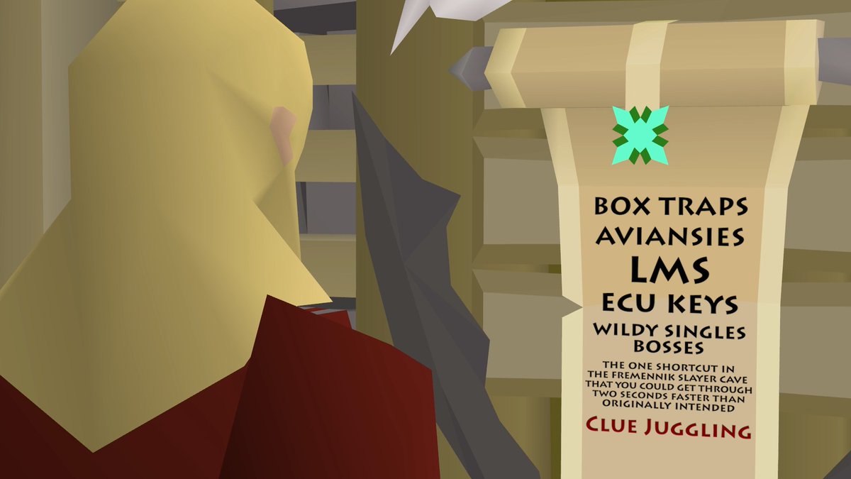 great news everybody we made it six whole days without jagex removing something from my account