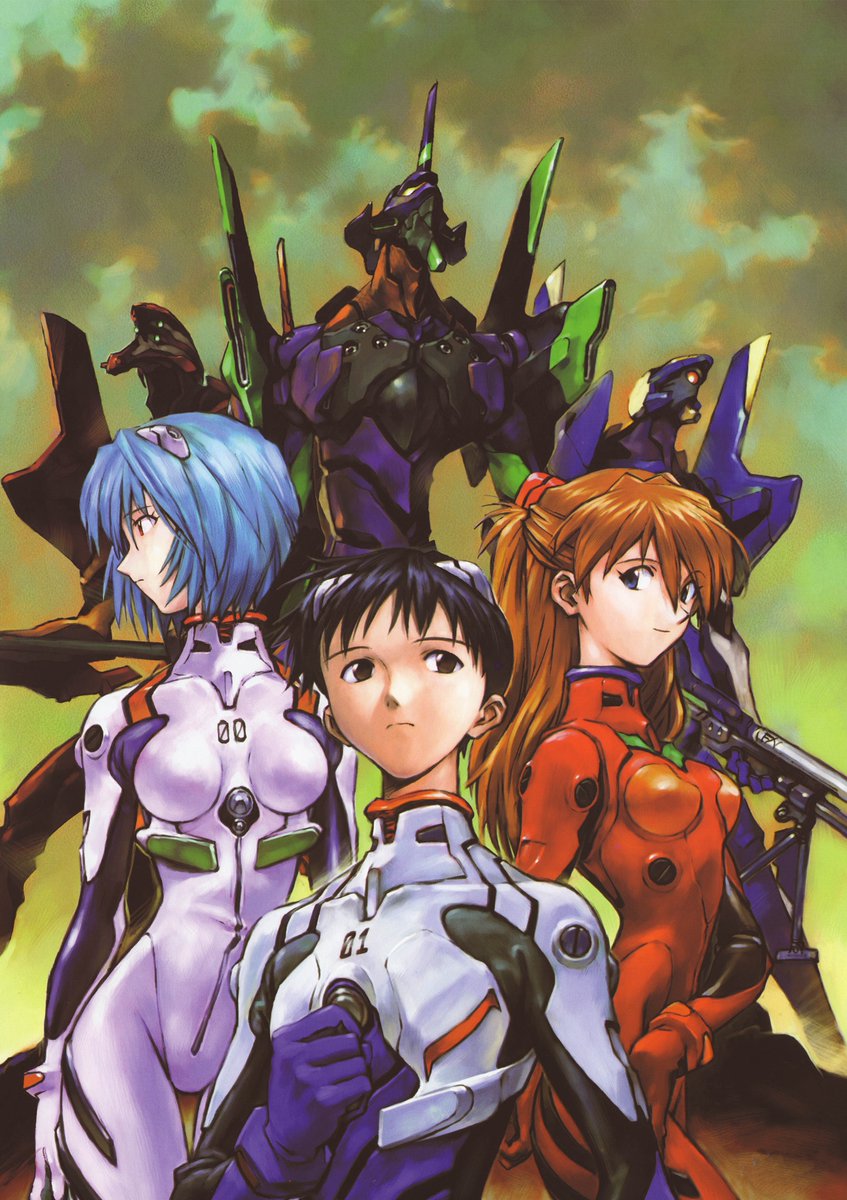 animetrends's tweet photo. 🚨 Según explicó Hideaki Anno en una entrevista con NHK, "Neon Genesis Evangelion" no es un anime filosófico. 
De hecho, señaló que los elementos que los fans han interpretado como profundos y filosóficos en la serie fueron, en realidad, diseñados para dar la impresión de que había algo más oculto detrás de la historia, cuando en realidad no había nada escondido.